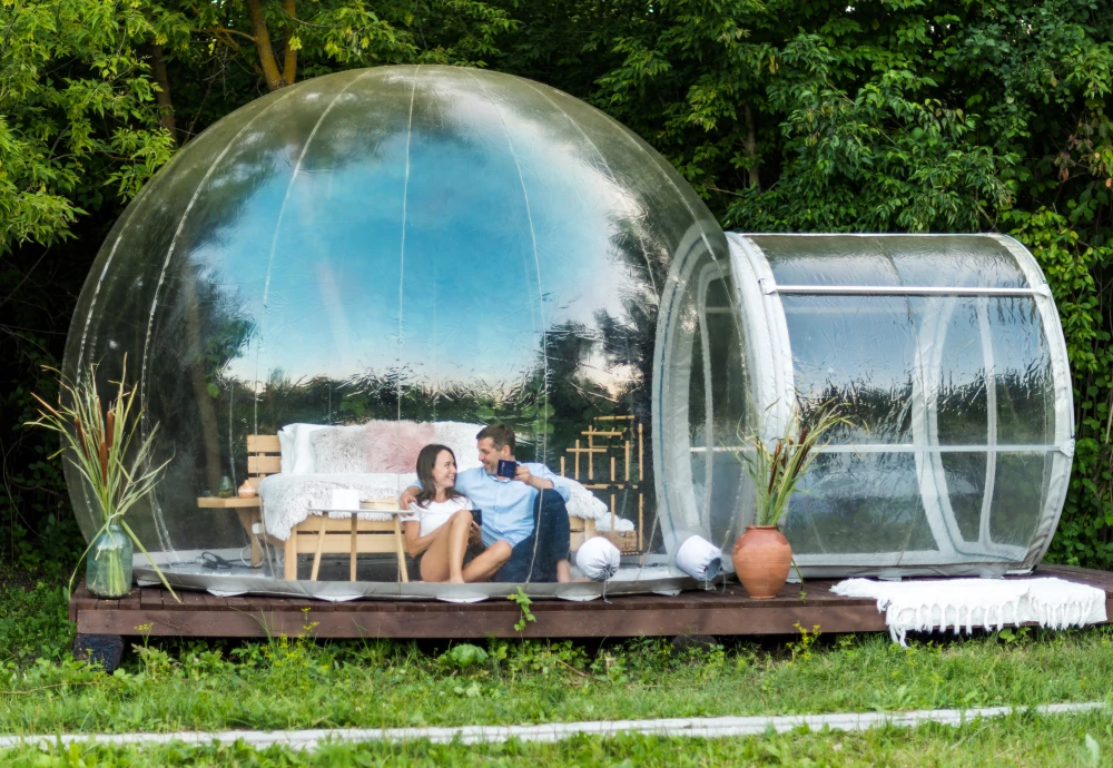 night sky bubble tent